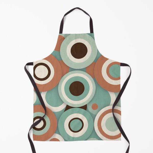 Item preview, Mid Century Modern Geometric Circles Mint, Light Brown designed and sold by Prints and Lifestyle.