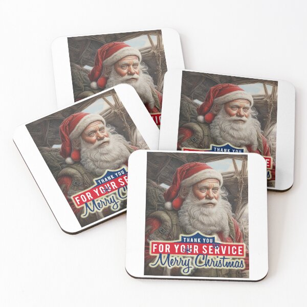 Item preview, Thank you for your Service; Merry Christmas; designed and sold by StickerApe.
