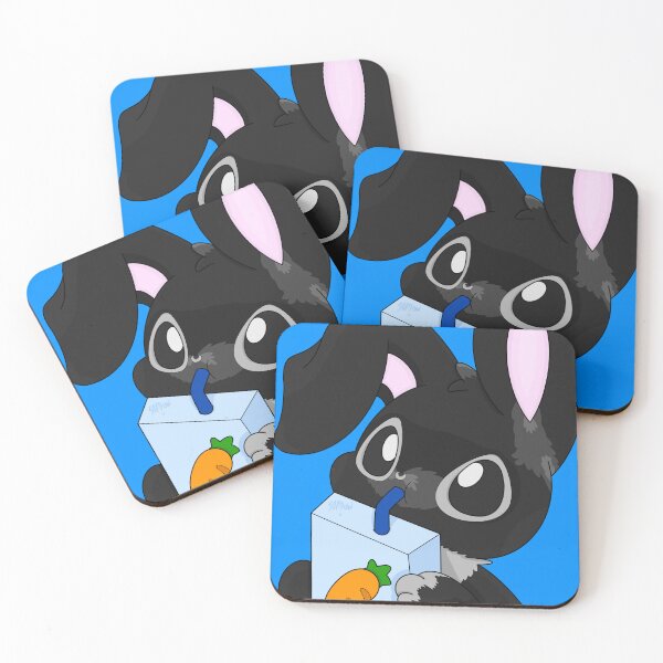 Item preview, Bunny Drinking Juice designed and sold by LoveShadowTV.