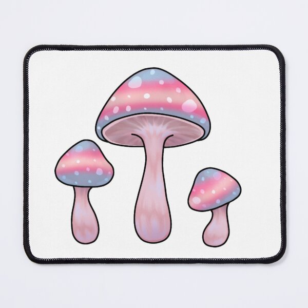 Item preview, Trans pride mushrooms! designed and sold by Artist-in-space.