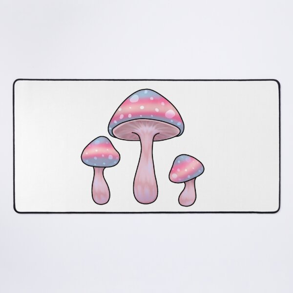 Item preview, Trans pride mushrooms! designed and sold by Artist-in-space.