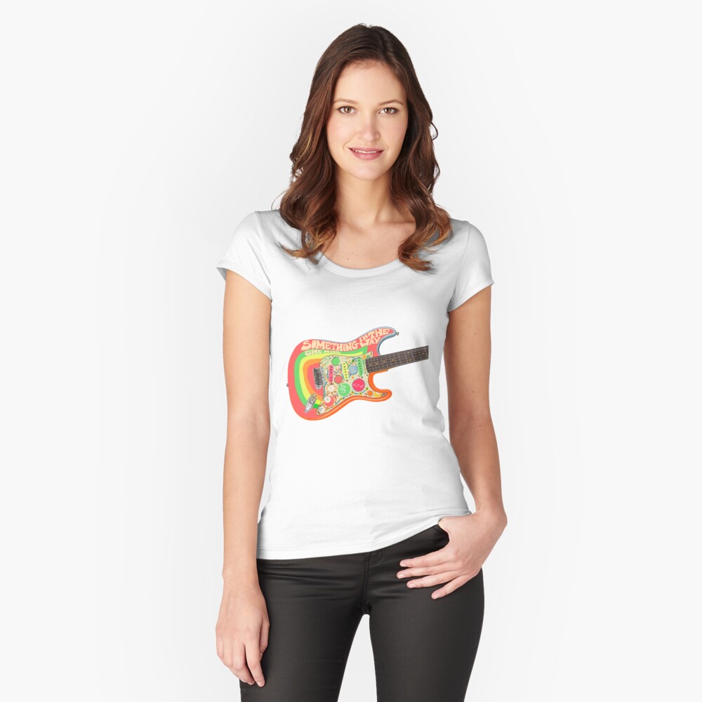 Item preview, Fitted Scoop T-Shirt designed and sold by rockandrolldoll.