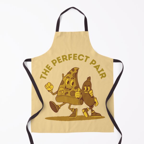 Item preview, The Perfect Pair Retro Pizza and Sausage  designed and sold by Lisa Mastin.