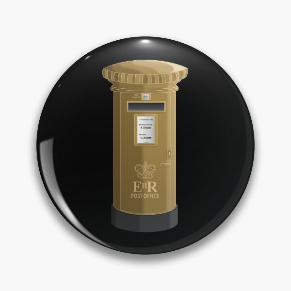 Item preview, Golden Postbox, Bagnall (without background) designed and sold by MadeByGeeClowes.