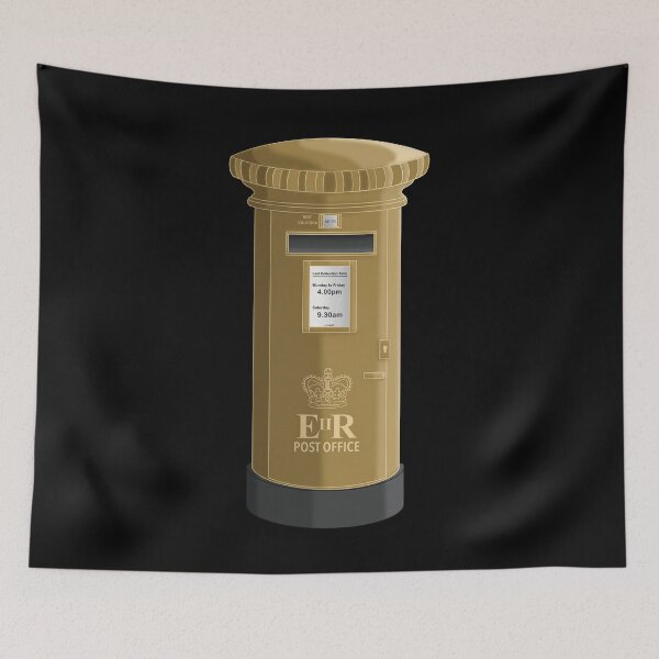 Item preview, Golden Postbox, Bagnall (without background) designed and sold by MadeByGeeClowes.