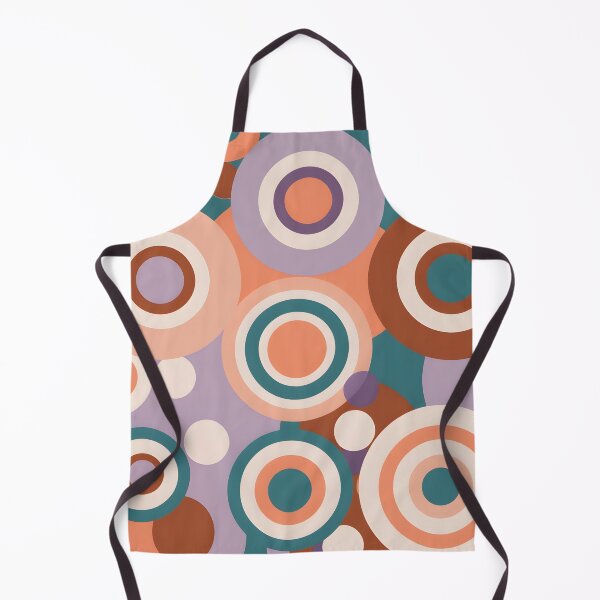 Item preview, Mid Century Modern Geometric Circles , Peach, Green, designed and sold by Prints and Lifestyle.