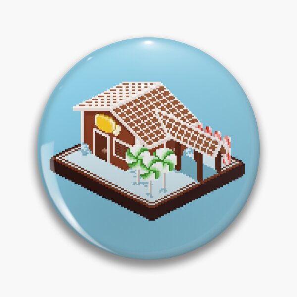 Item preview, Pixel Art Gingerbread House designed and sold by PixelCarvel.