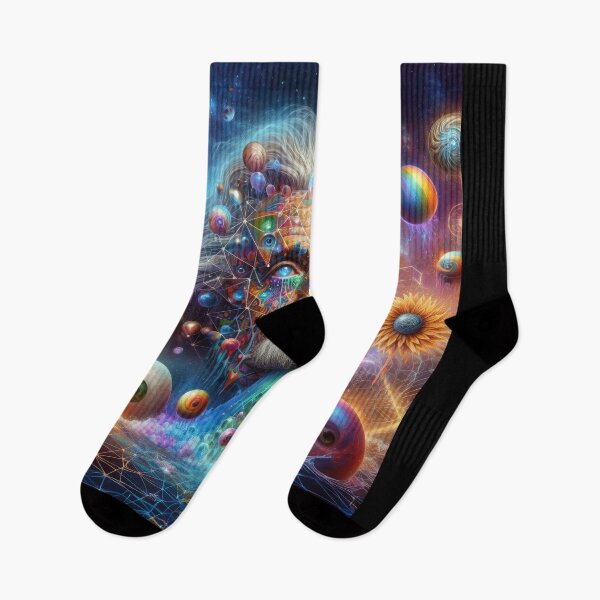 Item preview, Psychedelic Dreamscape: Trippy Visionary Genius Pop Surreal Artwork designed and sold by Mystikos Art.