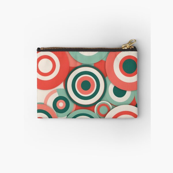 Item preview, Mid Century Modern Geometric Circles Peach, Green,  designed and sold by Prints and Lifestyle.