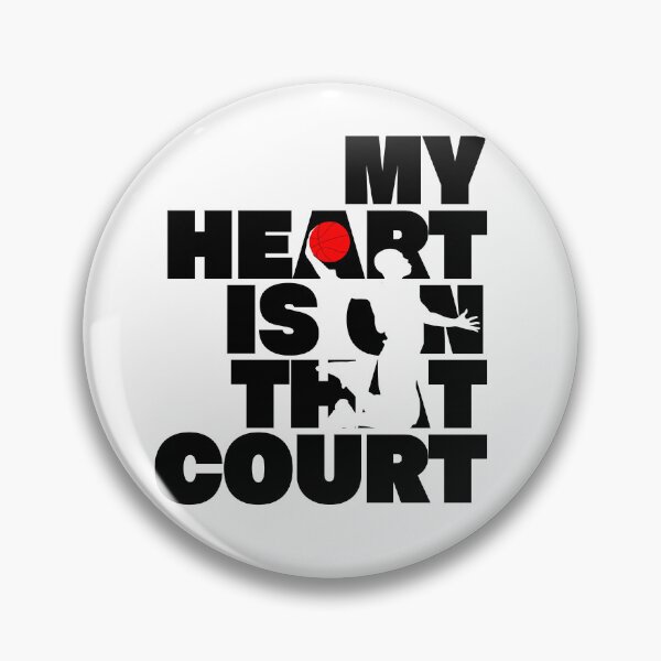 Item preview, My Heart is on That Court, basketbal designed and sold by cocokara999.