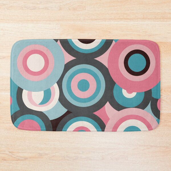Item preview, Mid Century Modern Geometric Circles , Peach, Green,  designed and sold by Prints and Lifestyle.