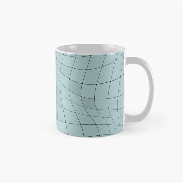 Aperçu de l'œuvre Motif de grille bleue créée et vendue par YSNostalgiaShop.