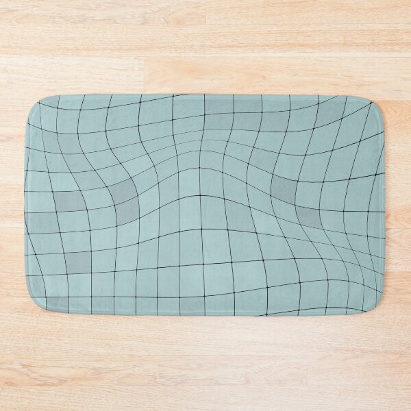 Aperçu de l'œuvre Motif de grille bleue créée et vendue par YSNostalgiaShop.