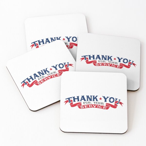 Item preview, Thank you for your Service;  designed and sold by StickerApe.