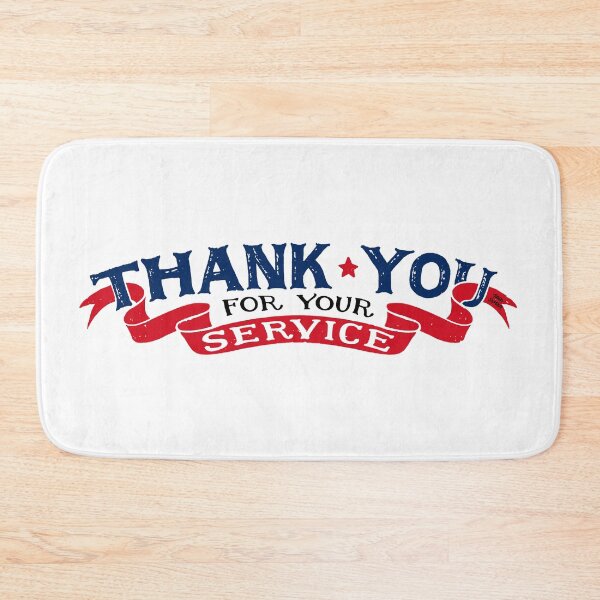 Item preview, Thank you for your Service;  designed and sold by StickerApe.