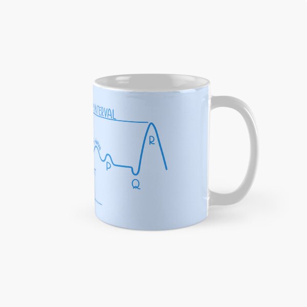 Item preview, Hand Drawn Normal Electrocardiogram ECG Blue designed and sold by SofiaSava01.