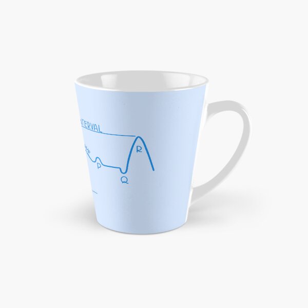 Item preview, Hand Drawn Normal Electrocardiogram ECG Blue designed and sold by SofiaSava01.