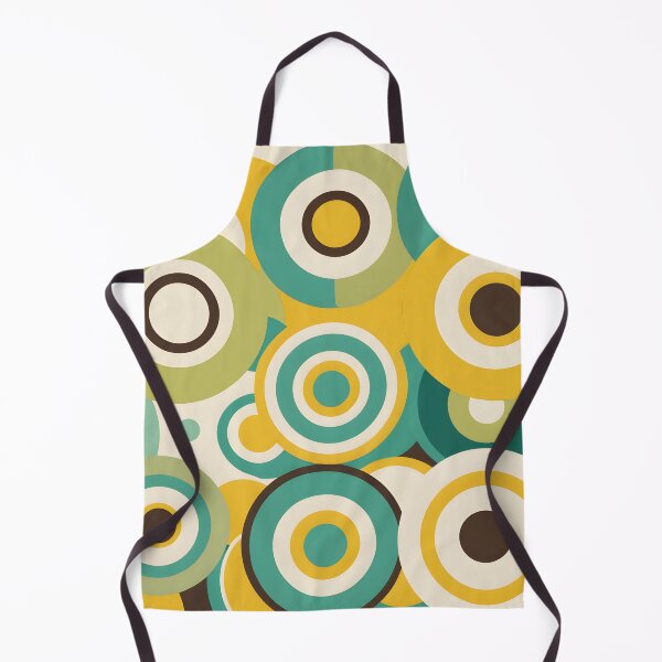 Item preview, Mid Century Modern Geometric Circles Lemon Green, Mint, Yellow designed and sold by Prints and Lifestyle.