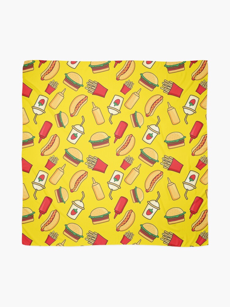 Alternate view of Fast food Scarf