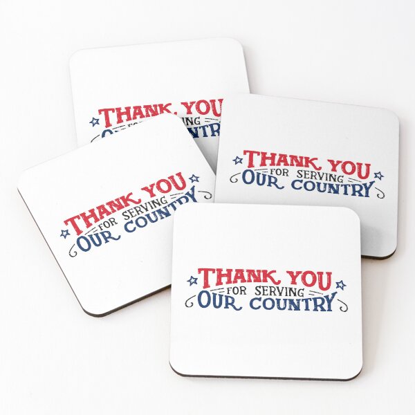 Item preview, Thank you for serving our Country;  designed and sold by StickerApe.