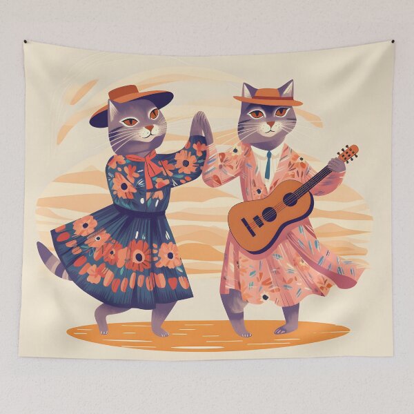 Item preview, Cats! Lets! Dance! designed and sold by omerfdln34.