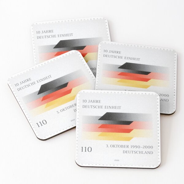 Item preview, Stamp from Deutsche , 10th anniversary of German reunification designed and sold by HeraldryCabinet.
