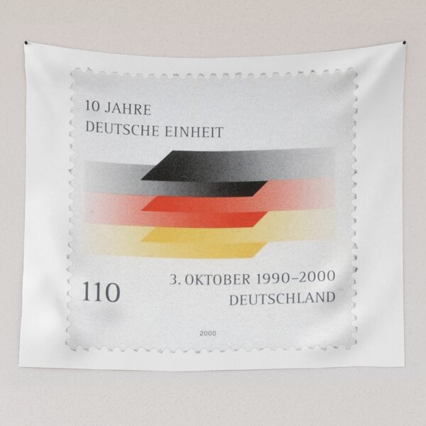 Item preview, Stamp from Deutsche , 10th anniversary of German reunification designed and sold by HeraldryCabinet.