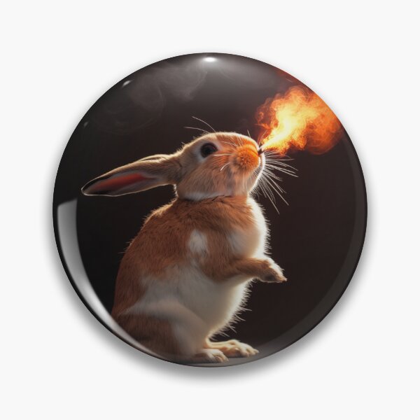 Item preview, Fire breathing bunny designed and sold by CruzCore.