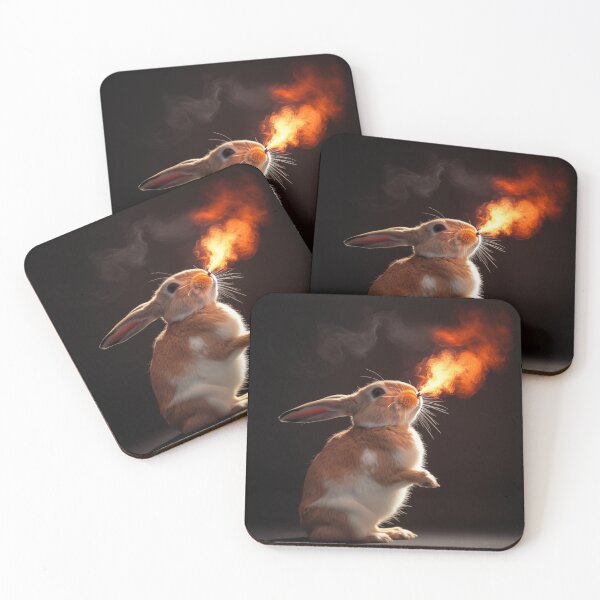 Item preview, Fire breathing bunny designed and sold by CruzCore.