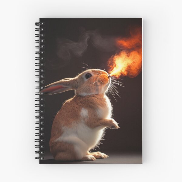 Item preview, Fire breathing bunny designed and sold by CruzCore.