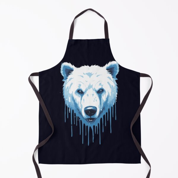 Item preview, Frozen Majesty - Polar Bear Paint Drip Design designed and sold by Sir Meow Meow.