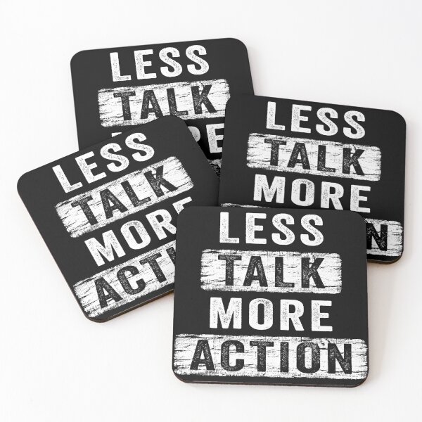 Item preview, Less Talk, More Action designed and sold by BajanTees.