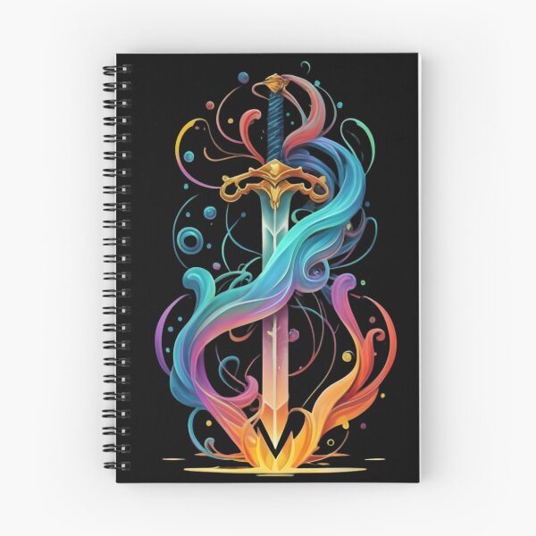 Item preview, Ethereal Flameblade - Intricate Fantasy Sword Art designed and sold by DragonRealms.