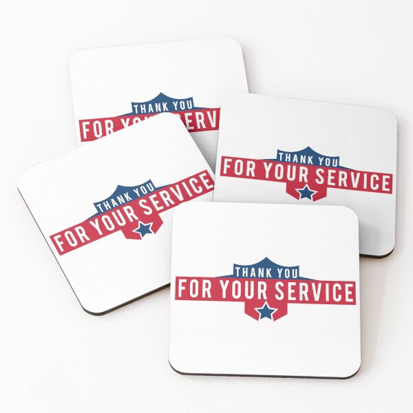 Item preview, Thank you for your Service;  designed and sold by StickerApe.