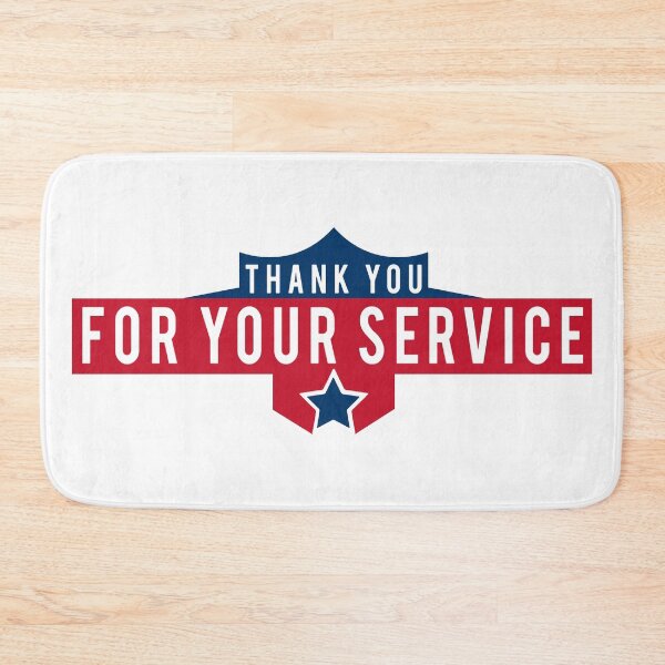 Item preview, Thank you for your Service;  designed and sold by StickerApe.