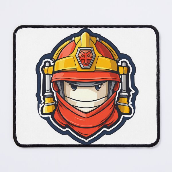 Item preview, Braveheart Firefighter - Courageous First Responder Badge designed and sold by NovaGenArt.
