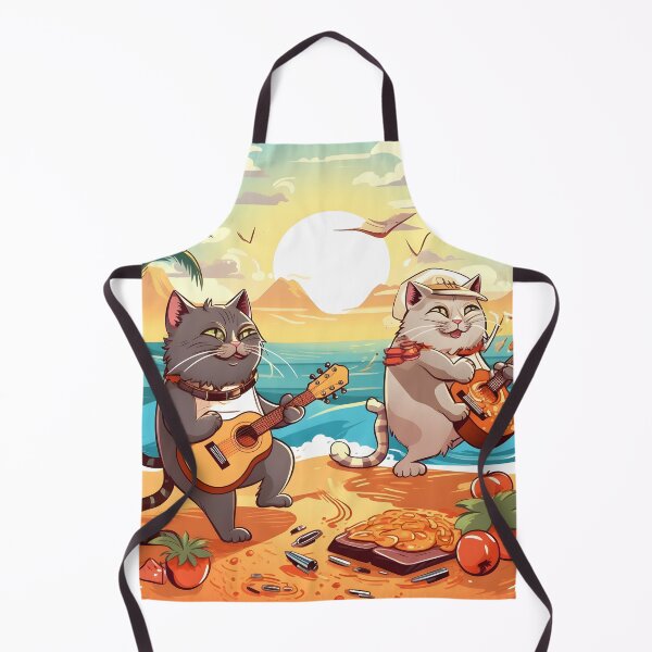 Item preview, Enjoying Music on the Beach Sweet Spoiled Silly Cats designed and sold by omerfdln34.