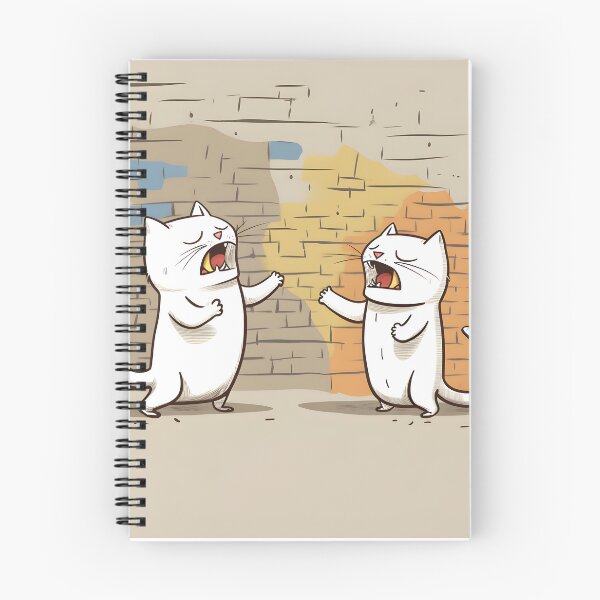 Item preview, Crazy Cute Silly Cats Talking By The Wall On The Street designed and sold by omerfdln34.