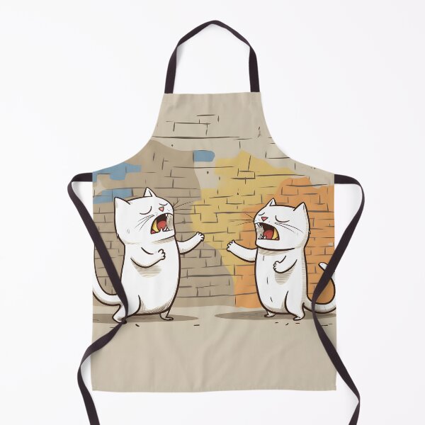 Item preview, Crazy Cute Silly Cats Talking By The Wall On The Street designed and sold by omerfdln34.