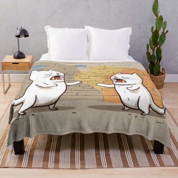Item preview, Crazy Cute Silly Cats Talking By The Wall On The Street designed and sold by omerfdln34.
