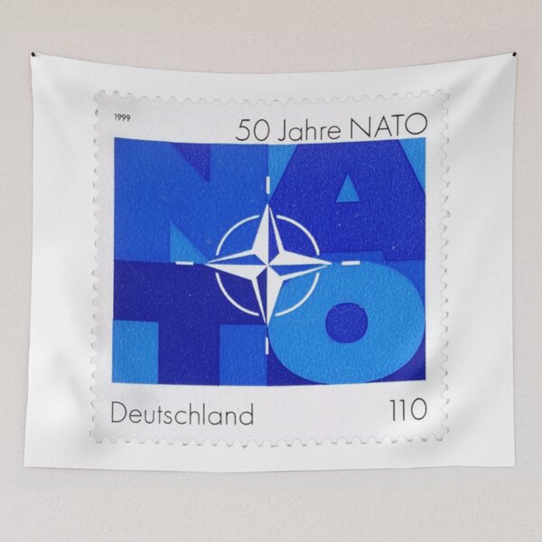 Item preview, Stamp from Deutsche Post, 50th anniversary of NATO designed and sold by HeraldryCabinet.