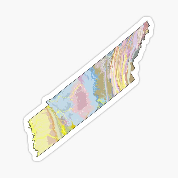 Item preview, Geological Map of Tennessee designed and sold by SABriggs.