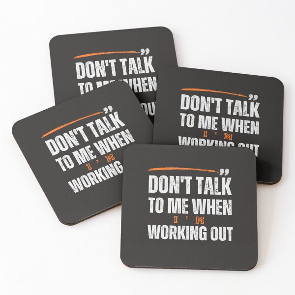 Item preview, Don't talk to me i'm working out | gym gifts | musculation  designed and sold by store7azzouzi.