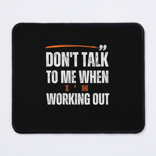 Item preview, Don't talk to me i'm working out | gym gifts | musculation  designed and sold by store7azzouzi.