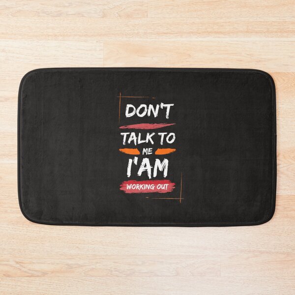 Item preview,  Don't talk to me i'm working out | gym gifts | musculation  designed and sold by store7azzouzi.