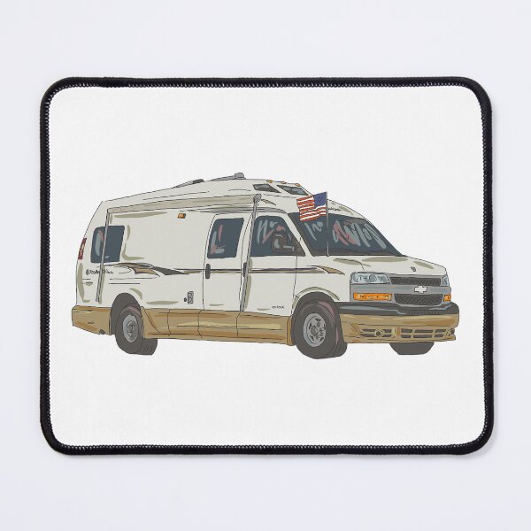 Item preview, Vintage Chevy Van designed and sold by PashmaLee.