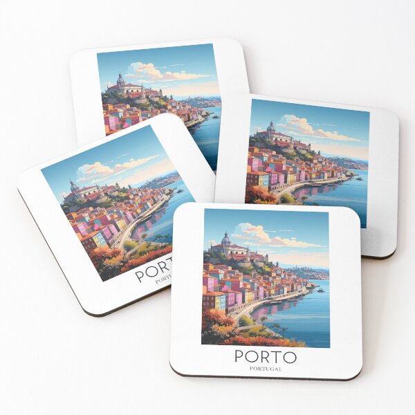 Item preview, A Pop Art Travel Print of Porto - Portugal  designed and sold by StudioRedKoala.
