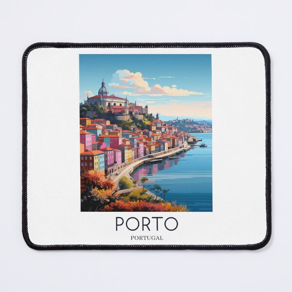 Item preview, A Pop Art Travel Print of Porto - Portugal designed and sold by StudioRedKoala.