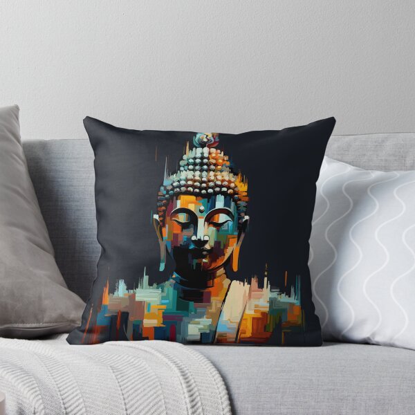 Item preview,  Abstract Buddha in Digital Strokes designed and sold by kiokuso.
