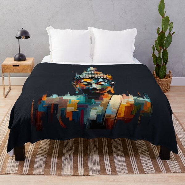 Item preview,  Abstract Buddha in Digital Strokes designed and sold by kiokuso.
